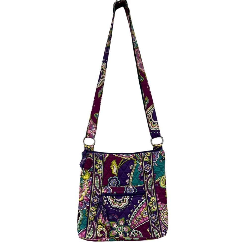 vera bradley‎ heather paisley crossbody bag
